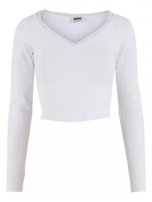 Damen-T-Shirt URBAN CLASSICS TB7729-00220 WEIß