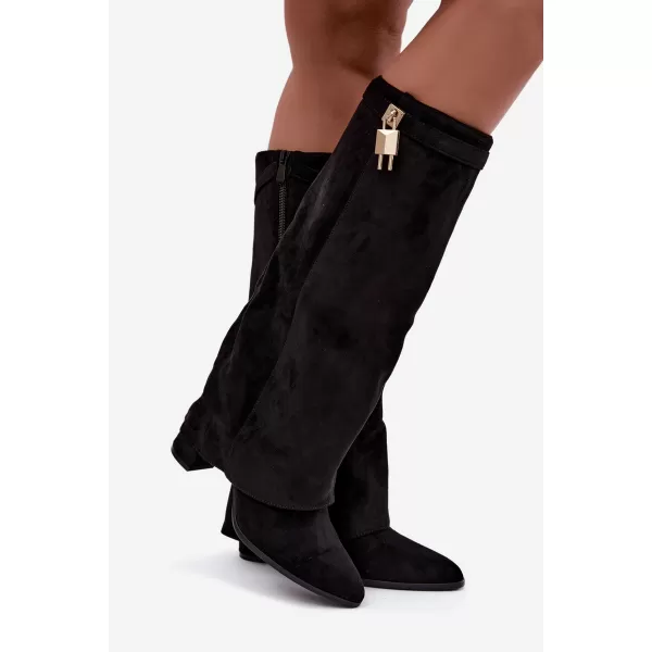  Damenstiefel BOTO NS617P SCHWARZ 