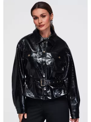 Damenjacke OMBRE OW-JAFL-0141 SCHWARZ
