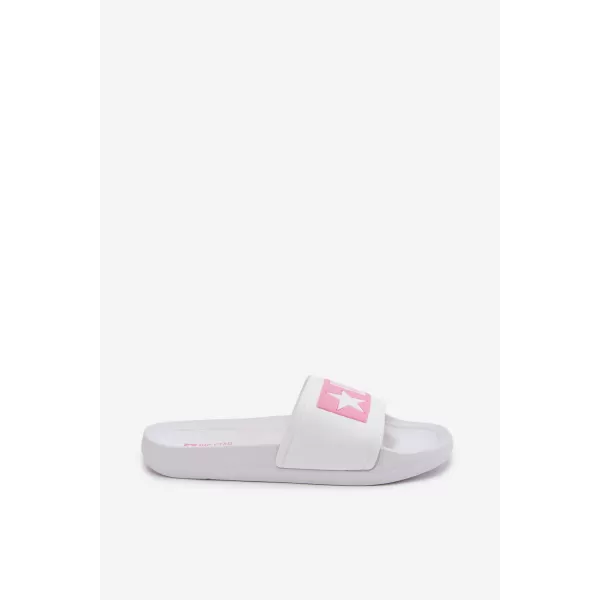  Kinderhausschuhe BIG STAR SHOES TT374A002 ROSA/WEIß 