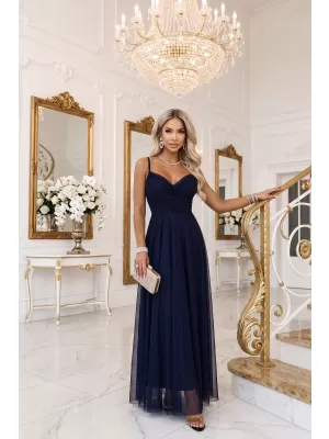 Damenkleid NUMOCO 681-2 DUNKELBLAU