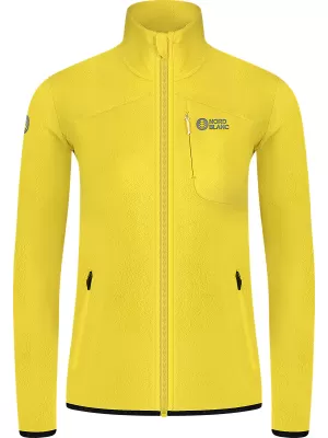 Leichtes Fleece-Sweatshirt für Damen NORDBLANC MAPLE NBSFL8374 BERNSTEIN