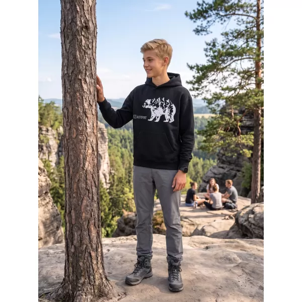  Kinder-Sweatshirt ALTISPORT ALM193422 SCHWARZ 