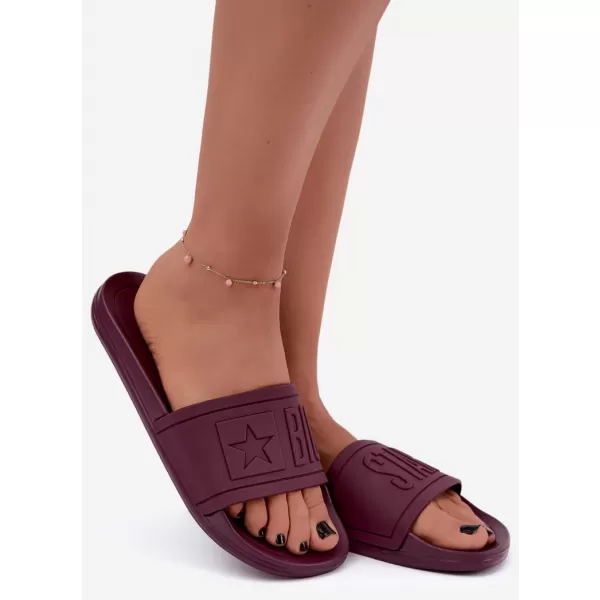  Damenhausschuhe BIG STAR SHOES UU274070 WEIN 