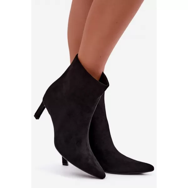  Damen-Stiefeletten BOTO NS627P SCHWARZ 