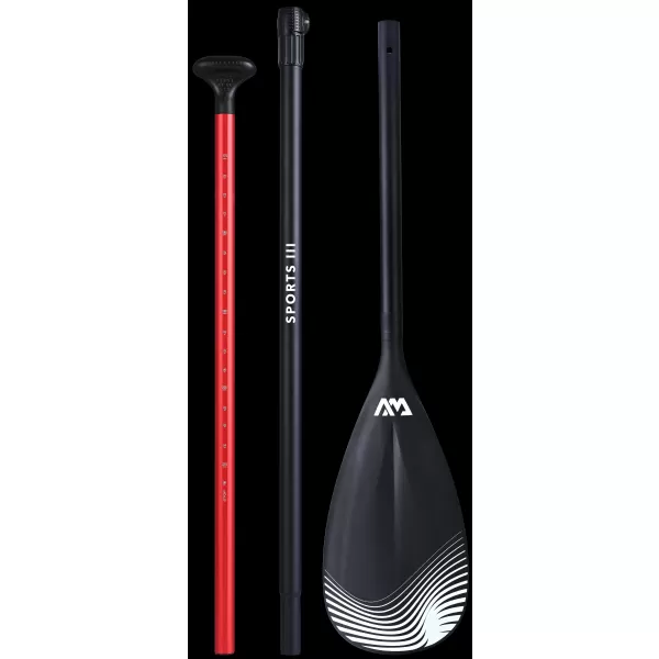  Paddeln AQUA MARINA Sports 3 Adj 3D SCHWARZ 