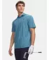 Herren-Polo UNDER ARMOUR UA DRIVE CHILL PRINTED POLO 6009724-466 BLAU