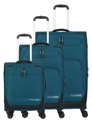 Ein Satz Koffer TRAVELITE Kick Off 4w S, M exp, L exp BENZIN