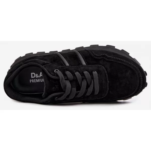  Damen-Sneaker D&A LR62-7101 BLACK SCHWARZ 
