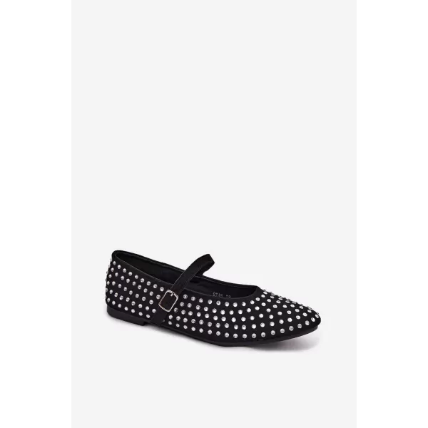  Ballerinas für Damen BOTO 9748 SCHWARZ 