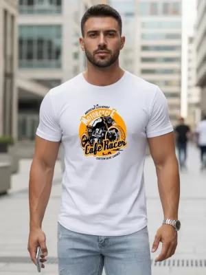 Herren-T-Shirt DSTREET NX5095R-WH WEIß