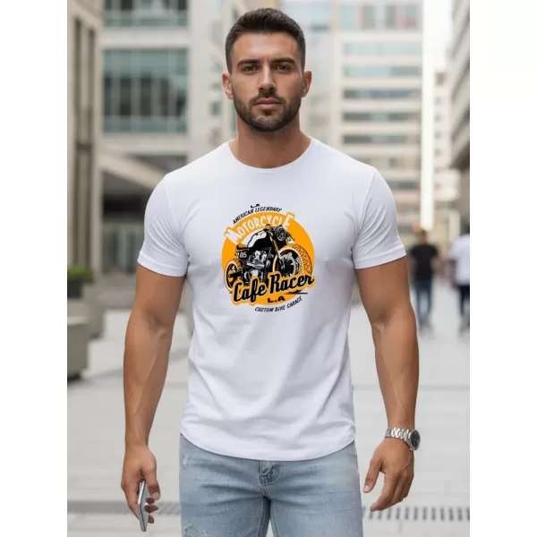  Herren-T-Shirt DSTREET NX5095R-WH WEIß 
