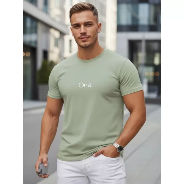  Herren-T-Shirt DSTREET NX5125R-MO GRÜN 