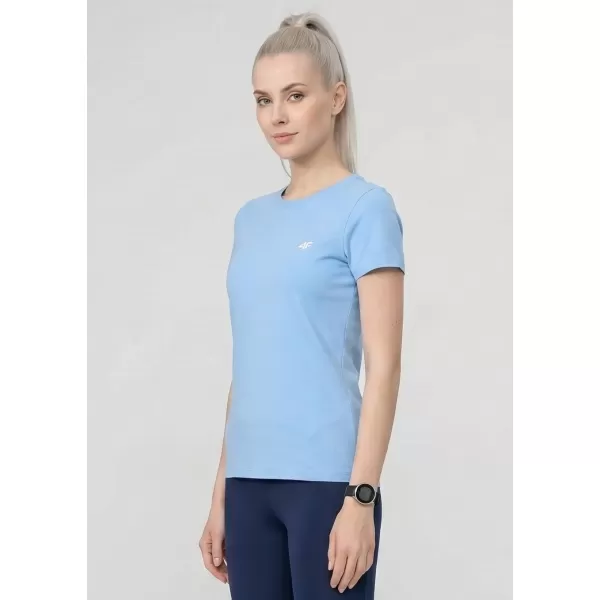  Funktions-T-Shirt für Damen 4F WAW25TFTSF1527 HELLBLAU 