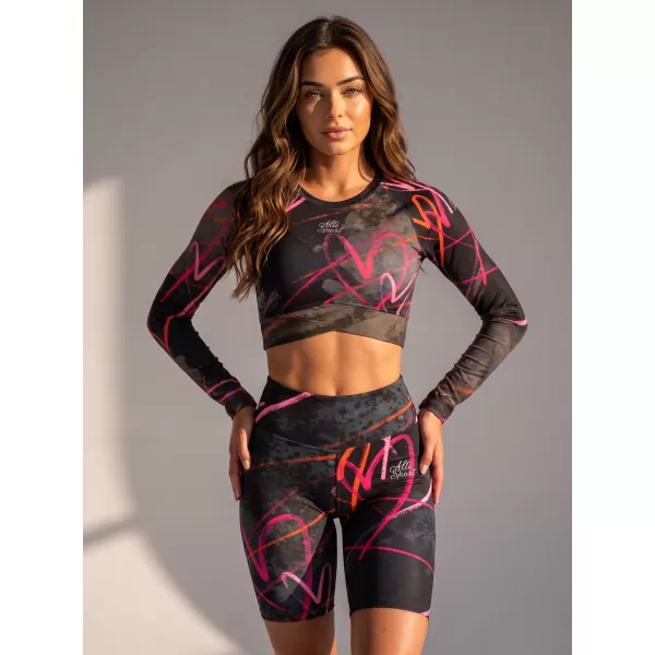  Premium-Overknee-Leggings für Damen (neue Größen) ALTISPORT VOJ/ALW082LEG06 SCHWARZ 
