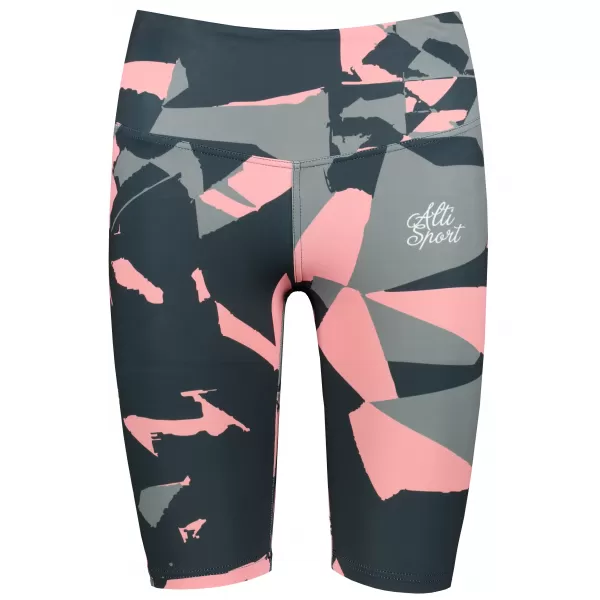  Premium-Overknee-Leggings für Damen (neue Größen) ALTISPORT VOJ/ALW080LEG06 SCHWARZLACHS 