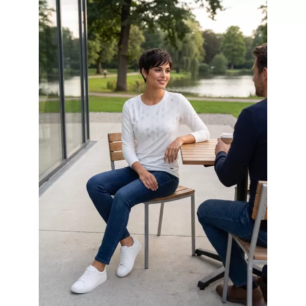  Damen-T-Shirt ALTISPORT IDIARA WEIß 