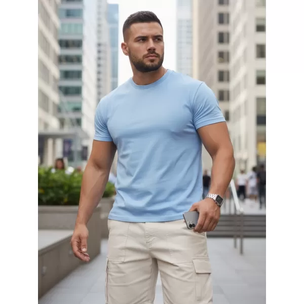  Herren-T-Shirt DSTREET RX5680 HELLBLAU 