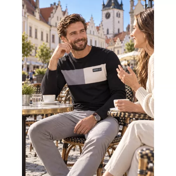  Herren-T-Shirt ALTISPORT IVAS SCHWARZ 
