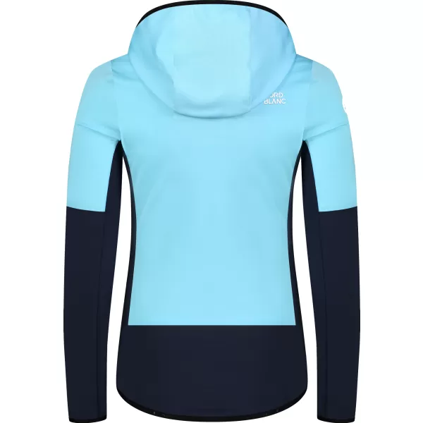  Powerfleece-Sweatshirt für Damen NORDBLANC RAVINE NBSFL8336 HELLBLAU 