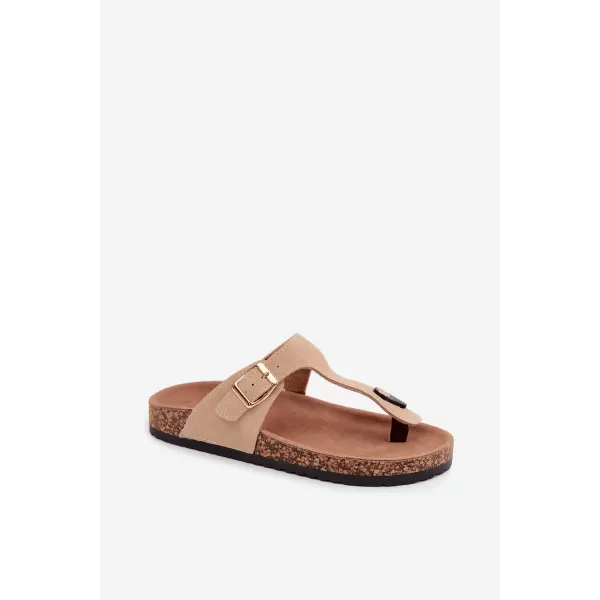  Damen-Flip-Flops BOTO 26SD21-101 BEIGE 