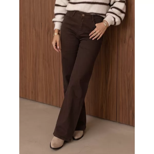  Damenhosen DSTREET UY3197 BRAUN 