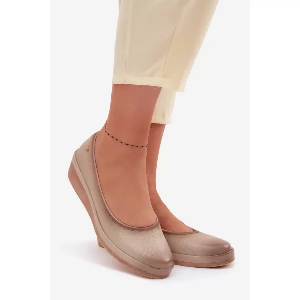  Damen-Stiefeletten VINCEZA 39987 BEIGE 
