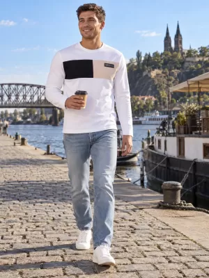 Herren-T-Shirt ALTISPORT IVAS WEIß
