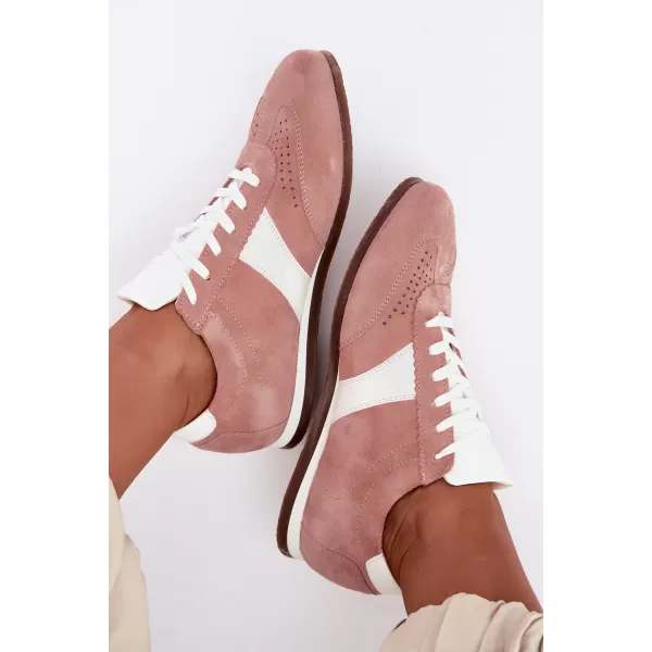  Damen-Sneaker ZAZOO N1412/367/445 ROSA/WEISS 