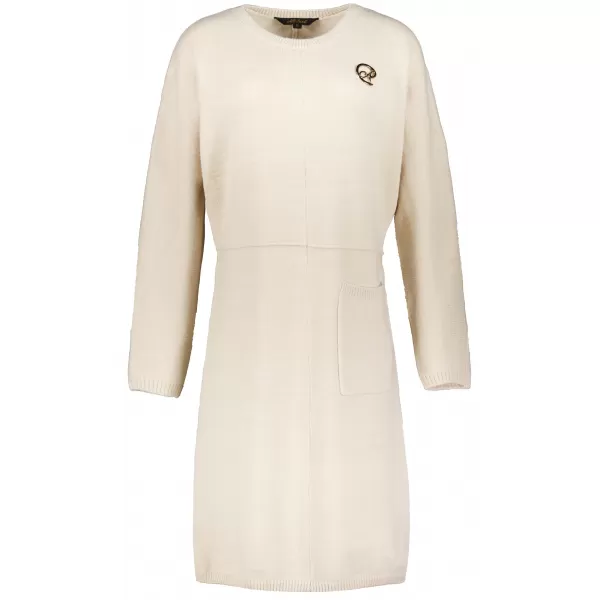  Strickkleid für Damen ALTISPORT ISIDORE HELLBEIGE 