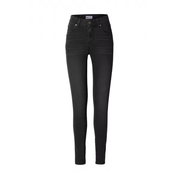  Damenhosen URBAN CLASSICS TB8370 SCHWARZ GEWASCHEN 