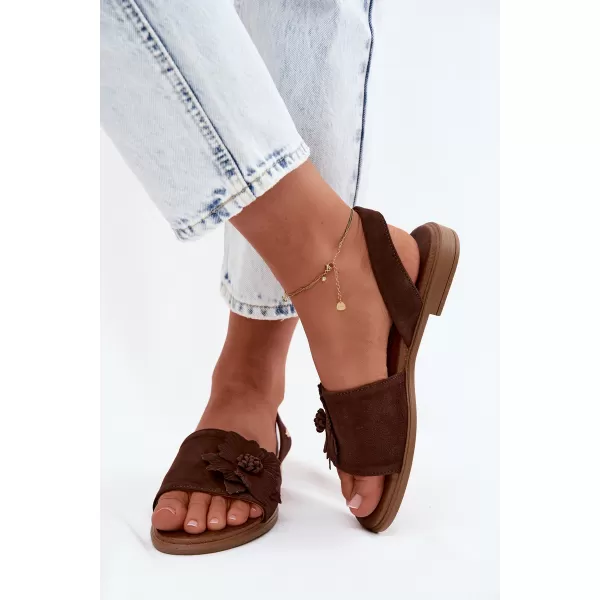  Damensandalen ZAZOO 40471 SCHOKOLADE 