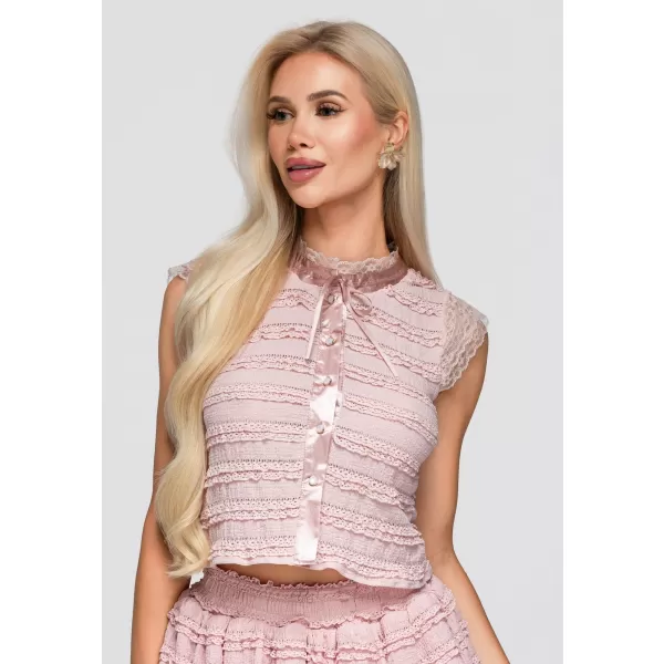  Damenbluse OMBRE OW-TS-E0066 ROSA 