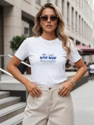 Damen-T-Shirt DSTREET NX8028RY-WH WEIß