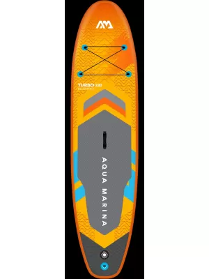 Paddleboard mit Motor AQUA MARINA GO Turbo 330 GELBGRAU