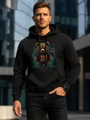 Herren-Sweatshirt DSTREET NX0048B-BK SCHWARZ