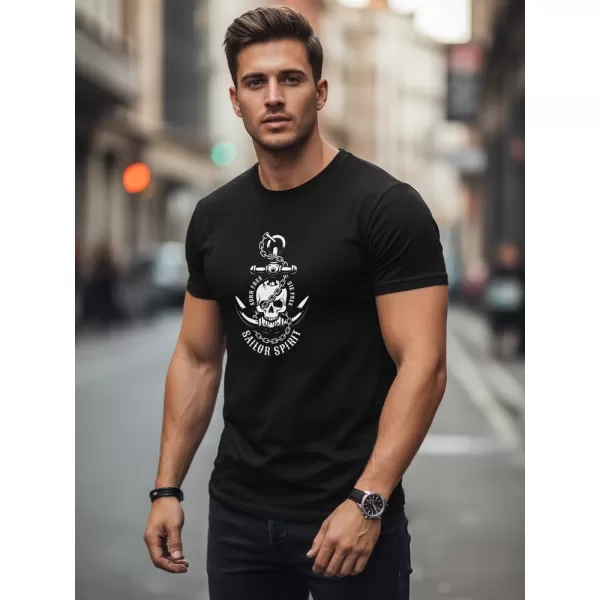  Herren-T-Shirt DSTREET NX081R SCHWARZ 