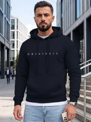 Herren-Sweatshirt DSTREET NX5151BX-25-09 DUNKELBLAU
