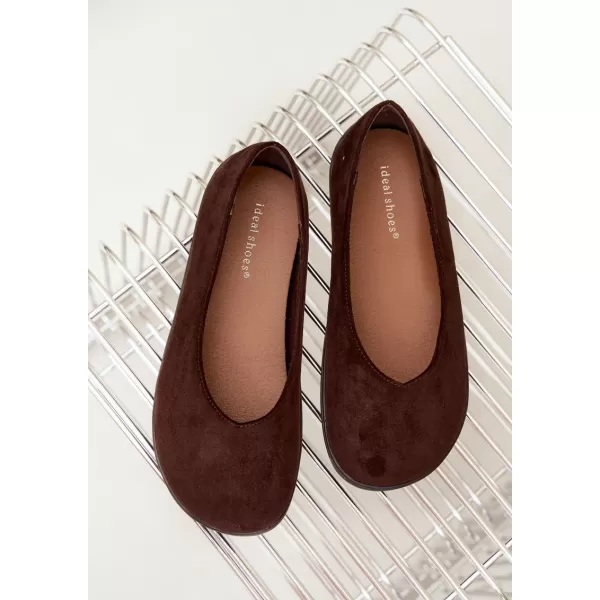  Ballerinas für Damen BOTO 9877 SCHOKOLADE 