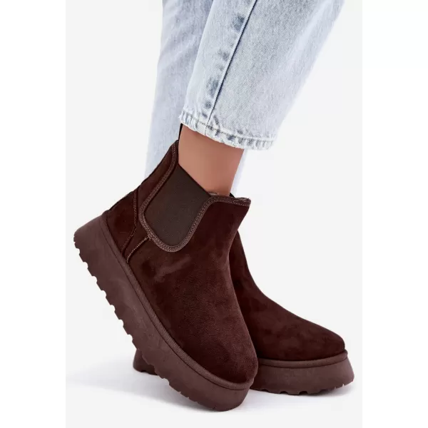  Damenschuhe BIG STAR SHOES UU274174 BRAUNE/BEIGE SCHATTEN 