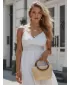 Kleid DSTREET EY2679 WEIß