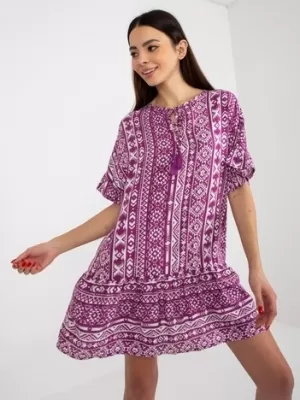 Kleid SUBLEVEL D73771M30306C VIOLETT