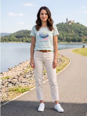 Damen-T-Shirt ALPINE PRO TERMESA 4 SPRIEßEN GRÜNE VARIANTE PB