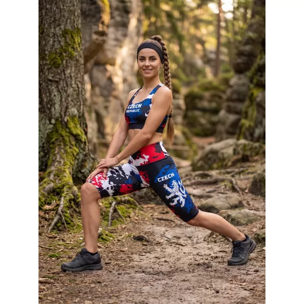  Damen Premium-Funktionsleggings oberhalb des Knies (neue Größen) ALTISPORT VOJ/ALW036LEG06 FLECKEN 
