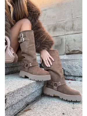 Damenstiefel BIG STAR SHOES OO274A182 BEIGE
