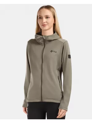 Fleece-Sweatshirt für Damen KILPI SEVELEN-W 1L0203KI GRÜN