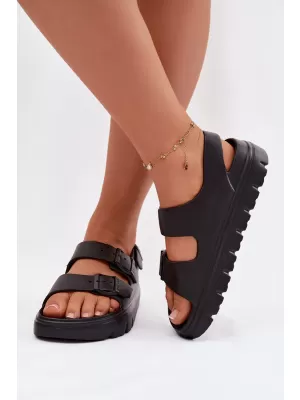 Damensandalen BIG STAR SHOES TT274A031 SCHWARZ