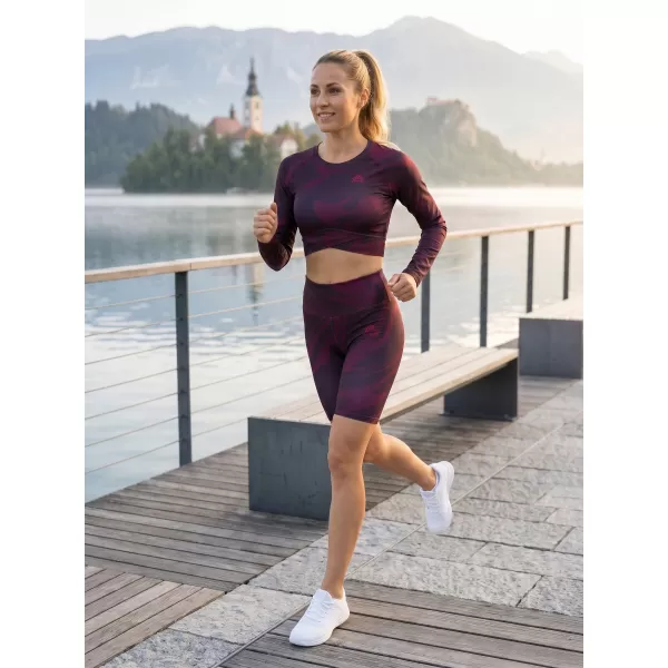  Premium-Overknee-Leggings für Damen (neue Größen) ALTISPORT VOJ/ALW072LEG06 WEINROT 