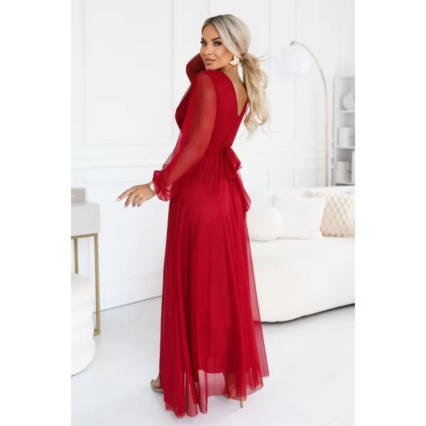  Kleid NUMOCO 684-1 HELLES BURGUNDERROT 