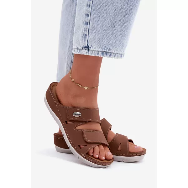  Damenhausschuhe INBLU OE0001GU KAMEL 
